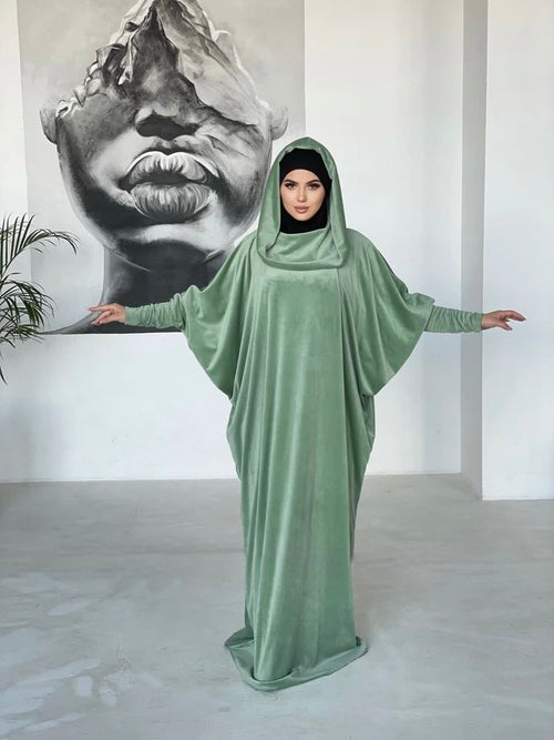 Chic Sage Green Abaya